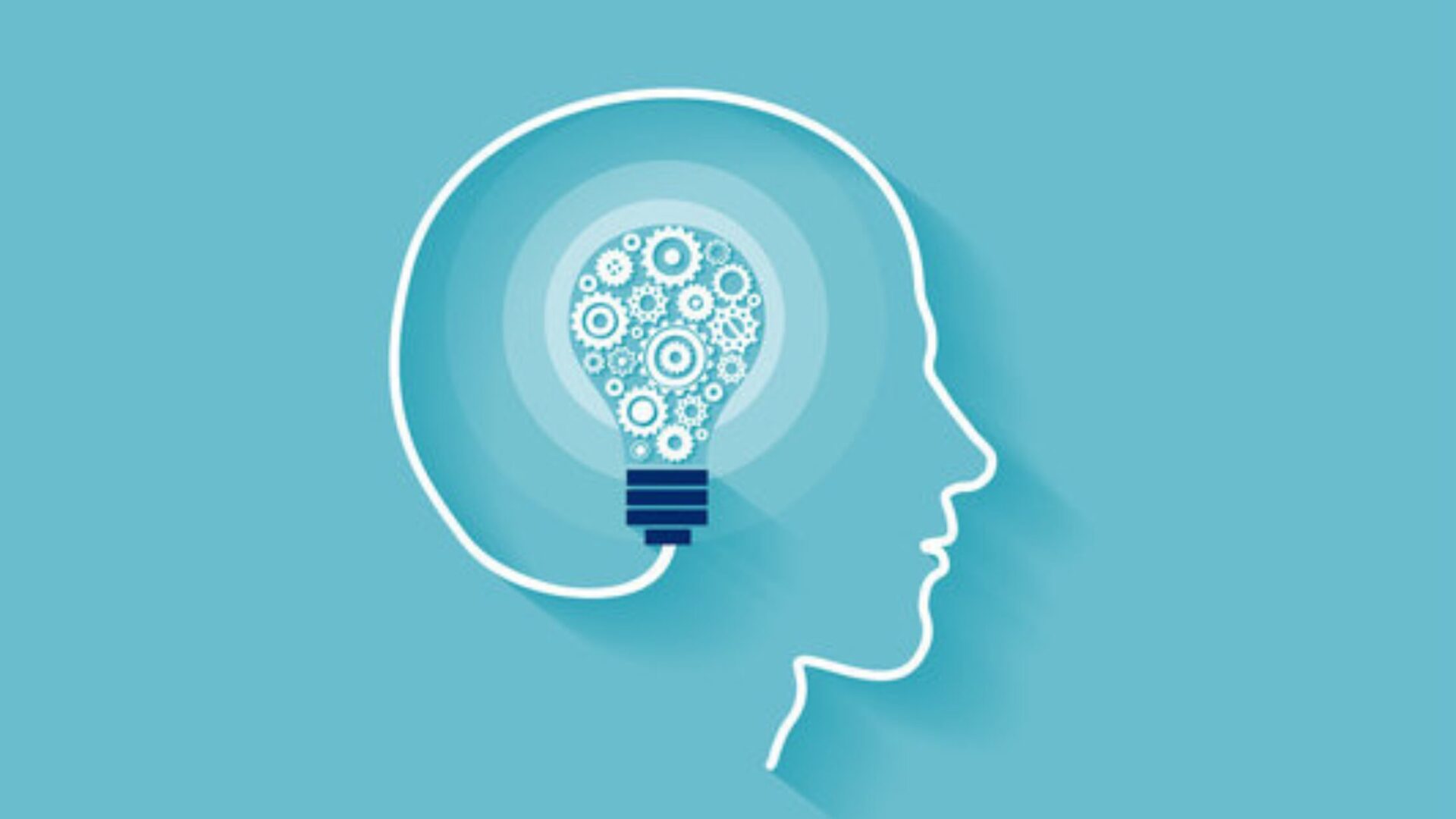 An illustration of a person with a light bulb in their head, representing the best digital skills to learn.